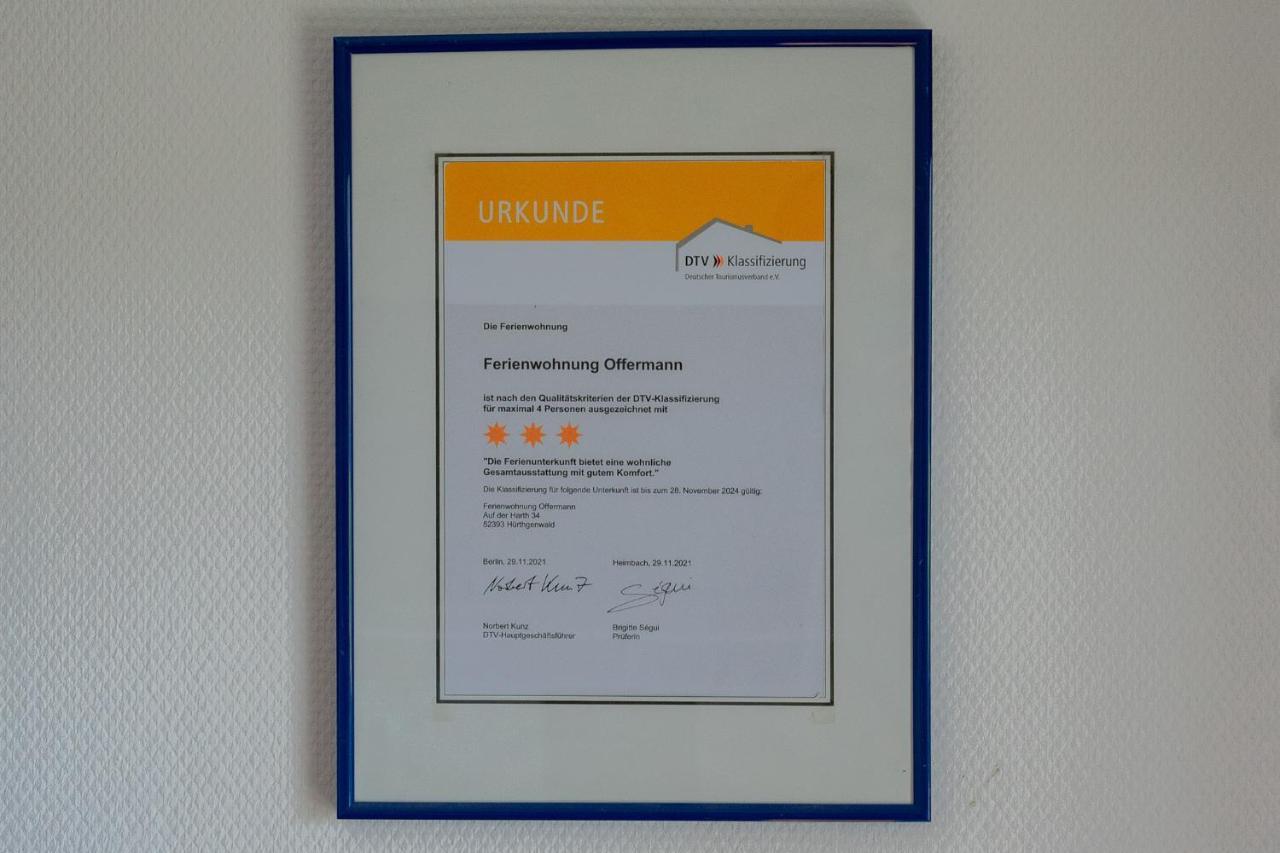 Ferienwohnung Offermann Hürtgenwald Eksteriør bilde